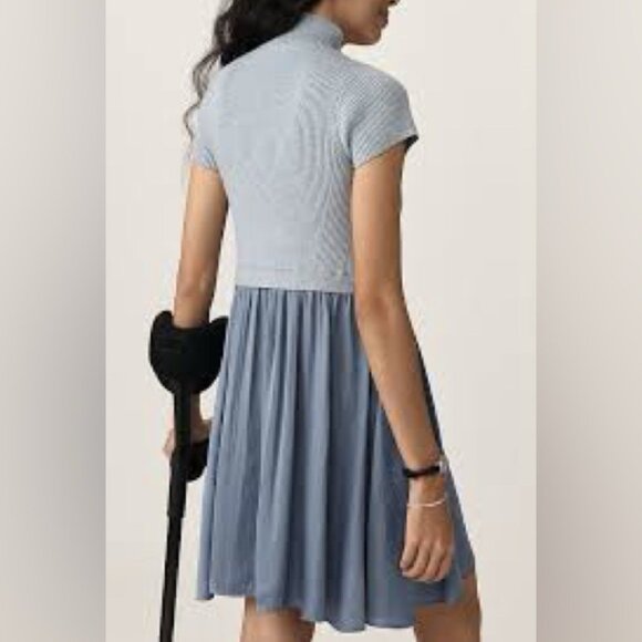 NWT Size S -Anthropologie The Thea Short Sleeve Twofer Mini Dress (NWT US$ 148) - Picture 5 of 13